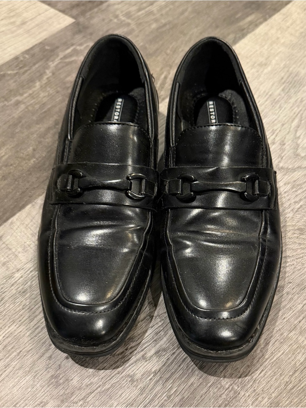 Restoration Black Leather Women’s Loafers - Sleek Slip-On